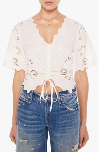 The Social Butterfly Lace Crop Top