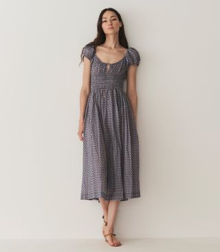 Quinn Dress -- Dahlia Ikat