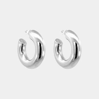 Monaco Hoops Large Silver