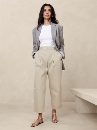 Banana Republic, Avila Barrel-Leg Pants