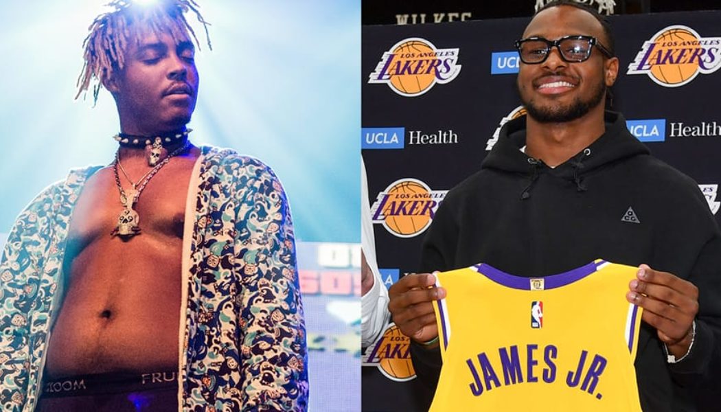 Bronny James Honors Juice WRLD With No. 9 Jersey