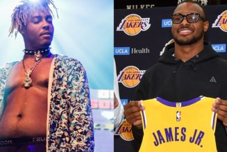 Bronny James Honors Juice WRLD With No. 9 Jersey