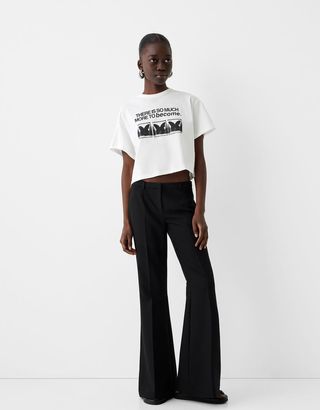 Bershka, Maxi Flare Trousers