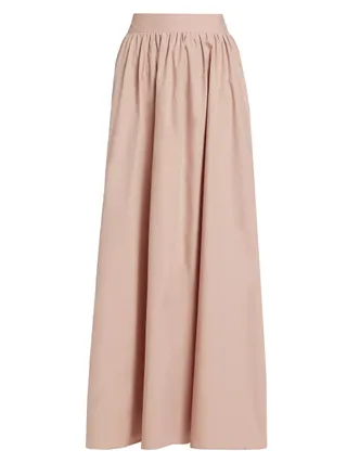 Poplin Maxi Skirt