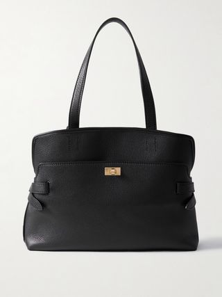 Wilson Textured-Leather Shoulder Bag