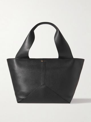 Market Weekend Leather Tote