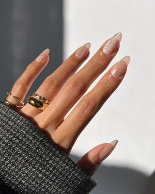 Sheer nail colours: Sheer Shimmer