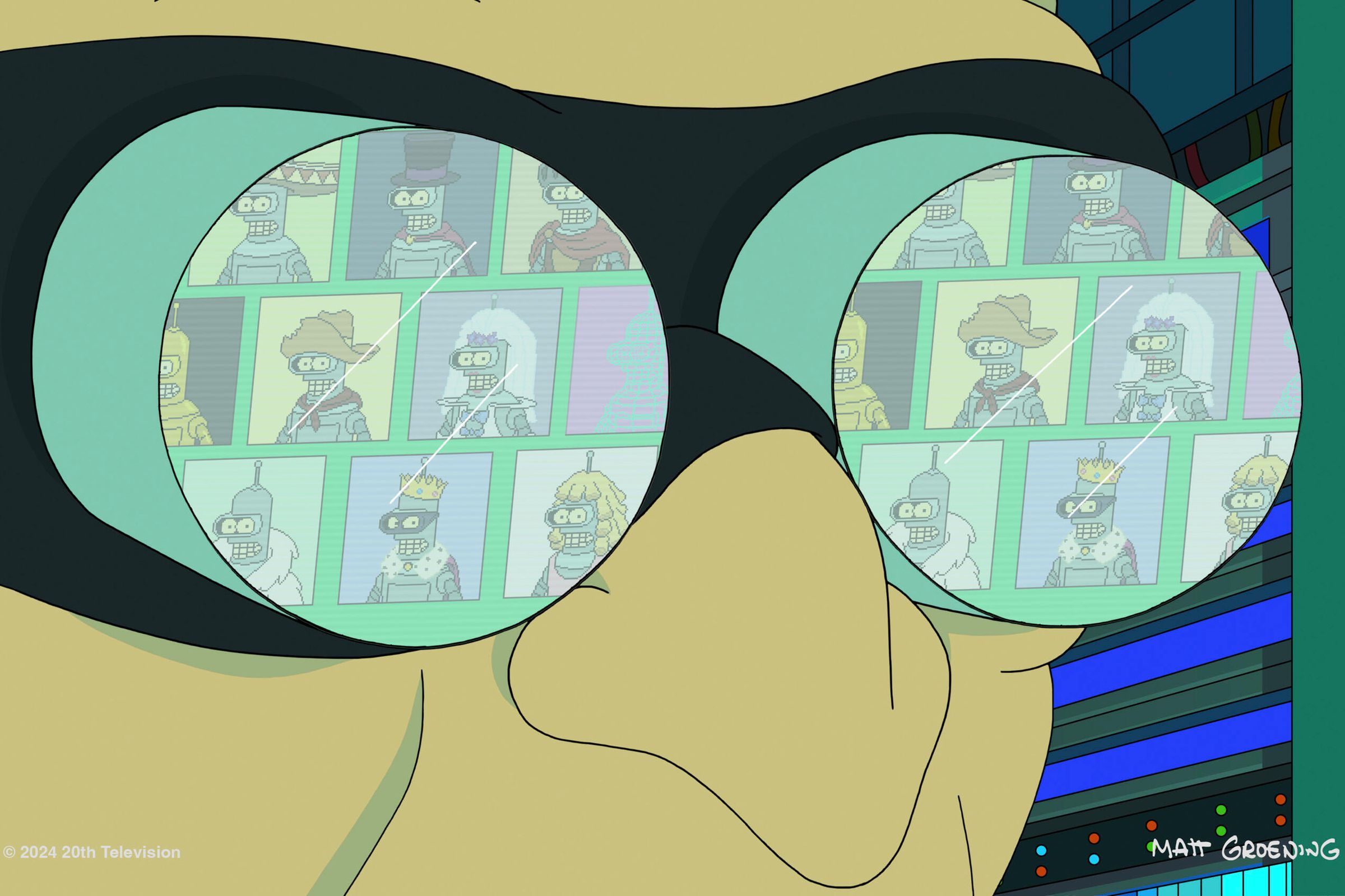 A still image from the animated series Futurama.