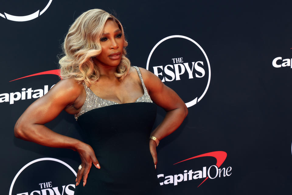 HOLLYWOOD, CALIFORNIA - JULY 11: Serena Williams attends the 2024 ESPY Awards at Dolby Theatre on July 11, 2024 in Hollywood, California. (Photo by Tommaso Boddi/FilmMagic)