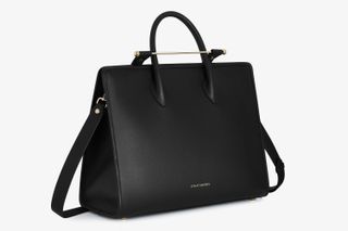 The Strathberry Top-Handle Tote in Black