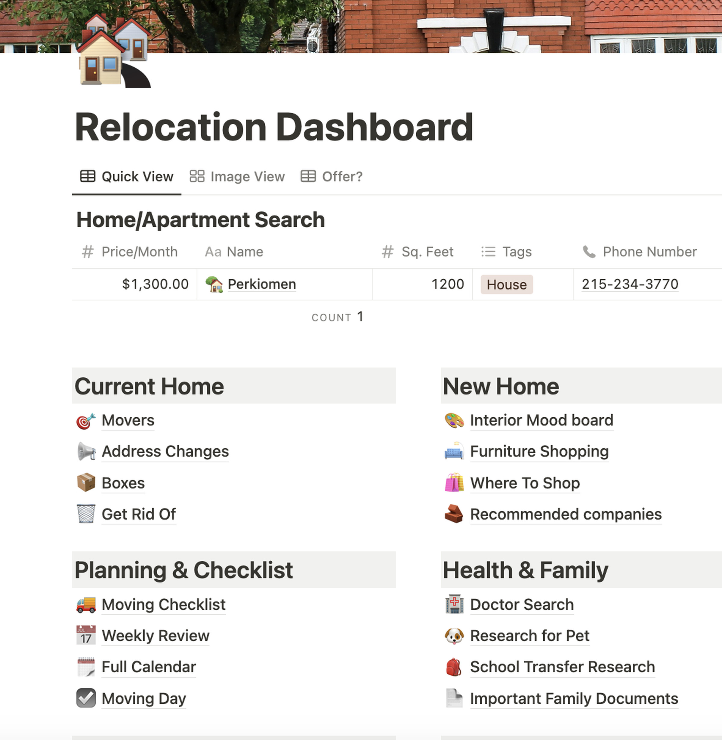 I wish I knew about this Notion template before starting my move.