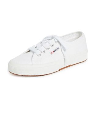 Superga white canvas sneakers