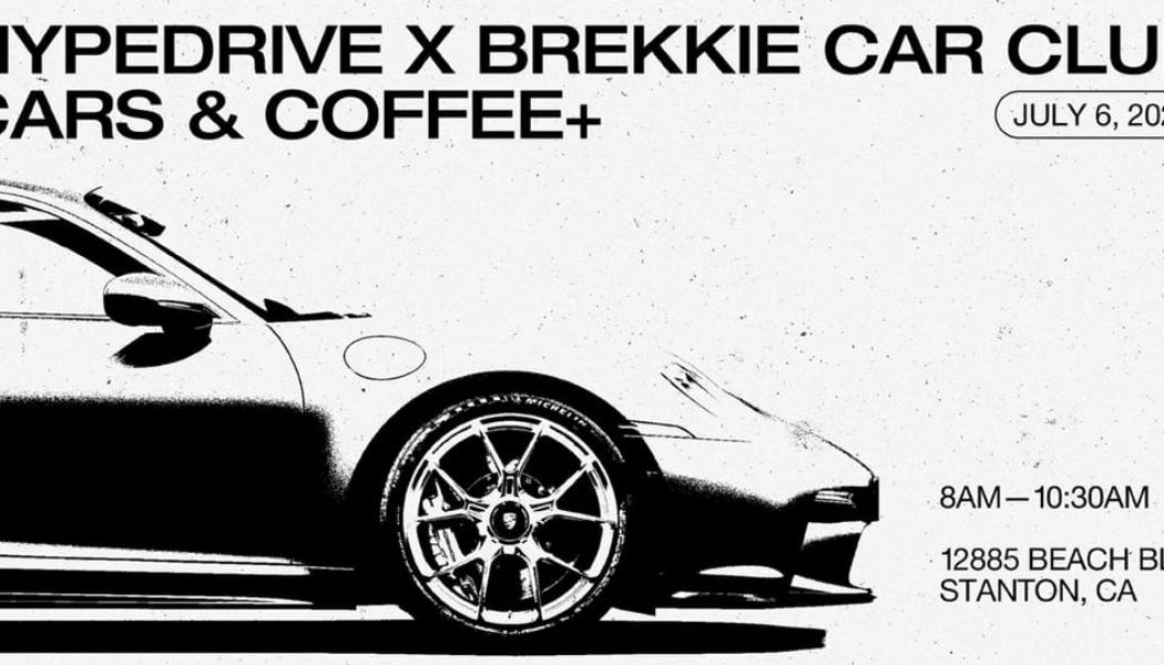 Hypedrive Is Throwing Its First Car Event Next Week: CARS & COFFEE+