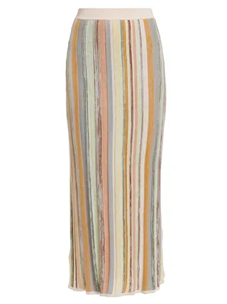 Zimmermann, Natura Mouline Knit Maxi Skirt