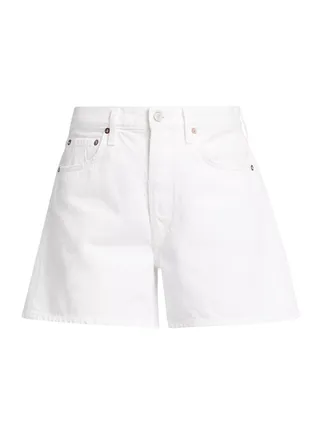 Agolde, Parker Long Denim Shorts