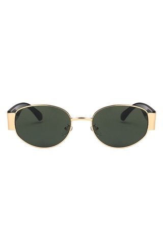 Elliot 57mm Polarized Oval Sunglasses