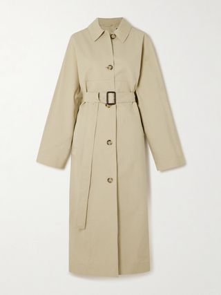 Organic Cotton and Silk-Blend Trench Coat