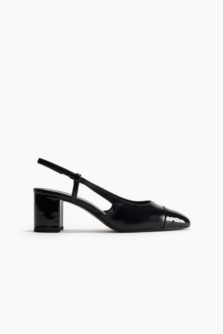 Block-Heeled Slingbacks