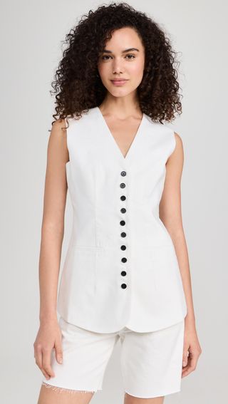 Tasia Linen Vest Top