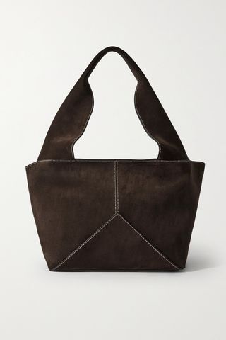 Market Weekend Medium Suede Tote