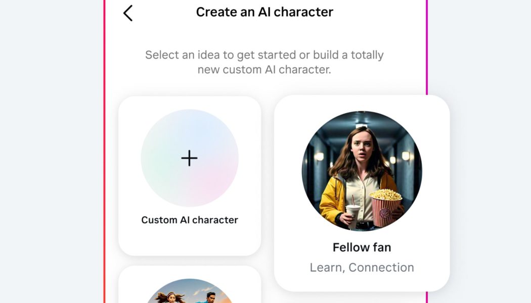 Instagram starts letting people create AI versions of themselves