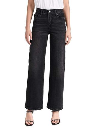 Frame Women's Le Slim Palazzo Jeans, Hutchinson, Black, 27