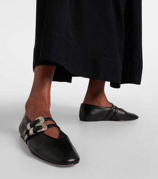 Chloé, Marcie Leather Ballet Flats