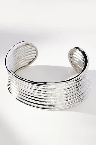 Ribbed Cuff Bracelet