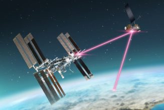 NASA fired its space lasers to communicate with the ISS