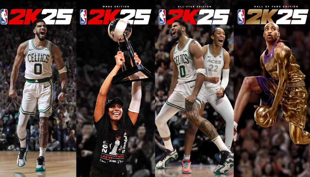 NBA 2K25 Features Jayson Tatum, A'ja Wilson As Cover Athletes