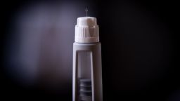 An Ozempic (semaglutide) injection pen is seen on a kitchen table in Riga, Latvia on 06 August, 2023. (Photo by Jaap Arriens/NurPhoto via Getty Images)