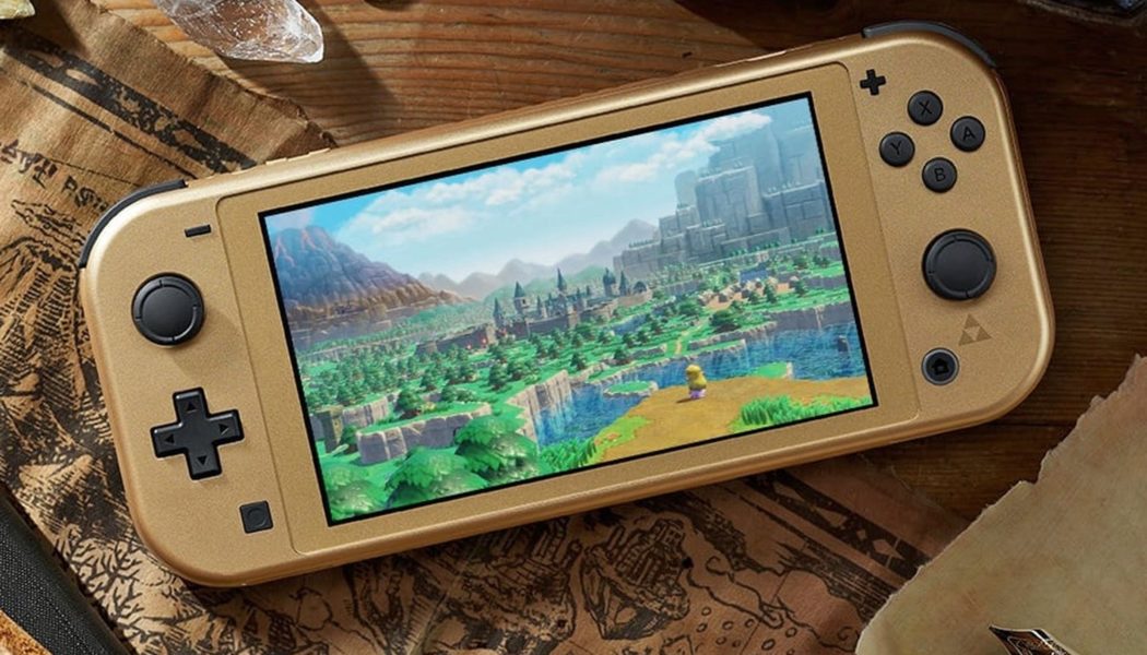 Nintendo’s Zelda-themed ‘Hyrule Edition’ Switch Lite is finally up for preorder