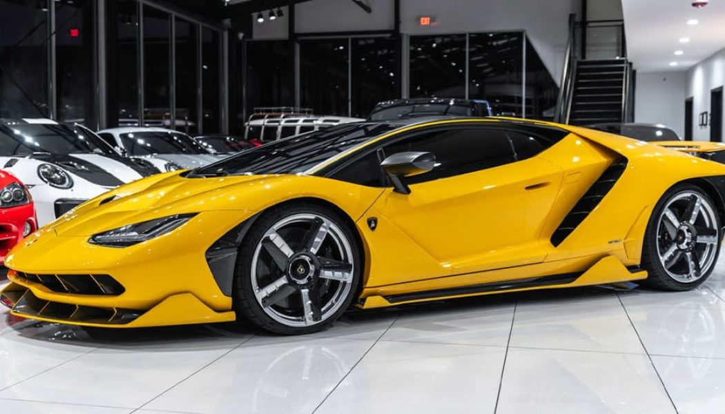 One of Only 20 Lamborghini Centenario Coupés Surfaces for Sale