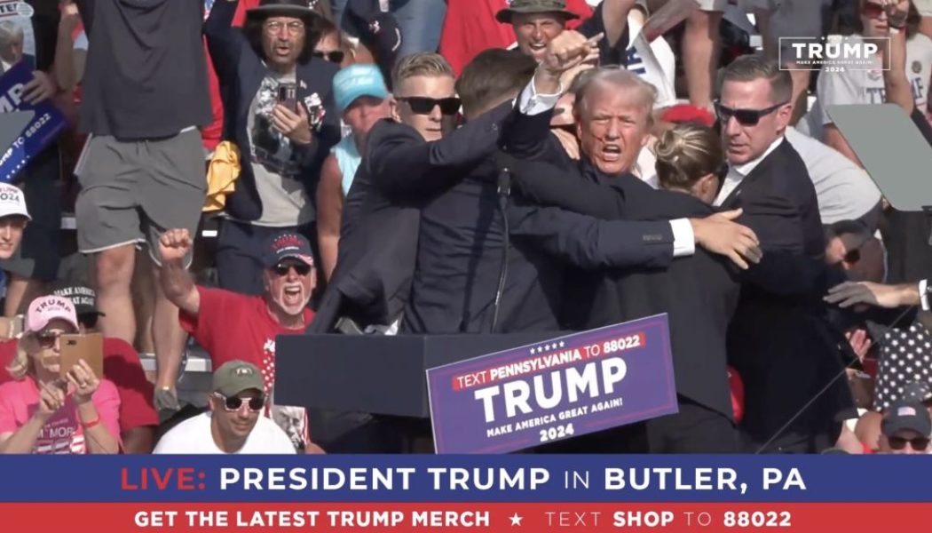 Shots Ring Out At Donald Trump Rally In Pennsylvania