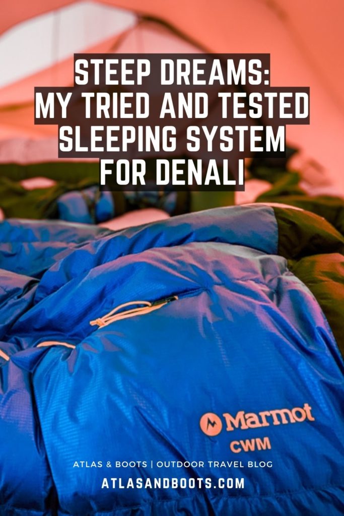 sleeping system Denali Pinterest pin