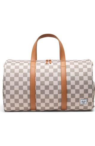 Novel Checkerboard Duffle Bag