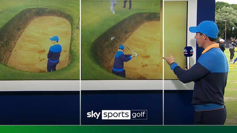 golf
bunkers rory