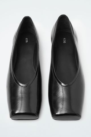 Square-Toe Ballet Flats