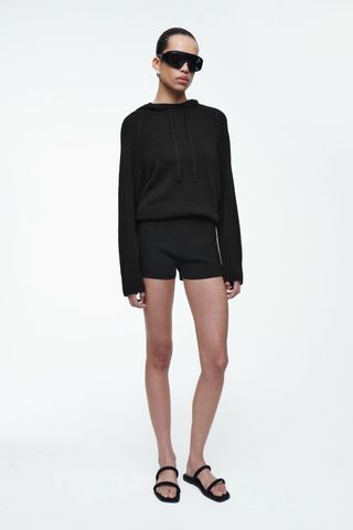 Ribbed-Knit Shorts