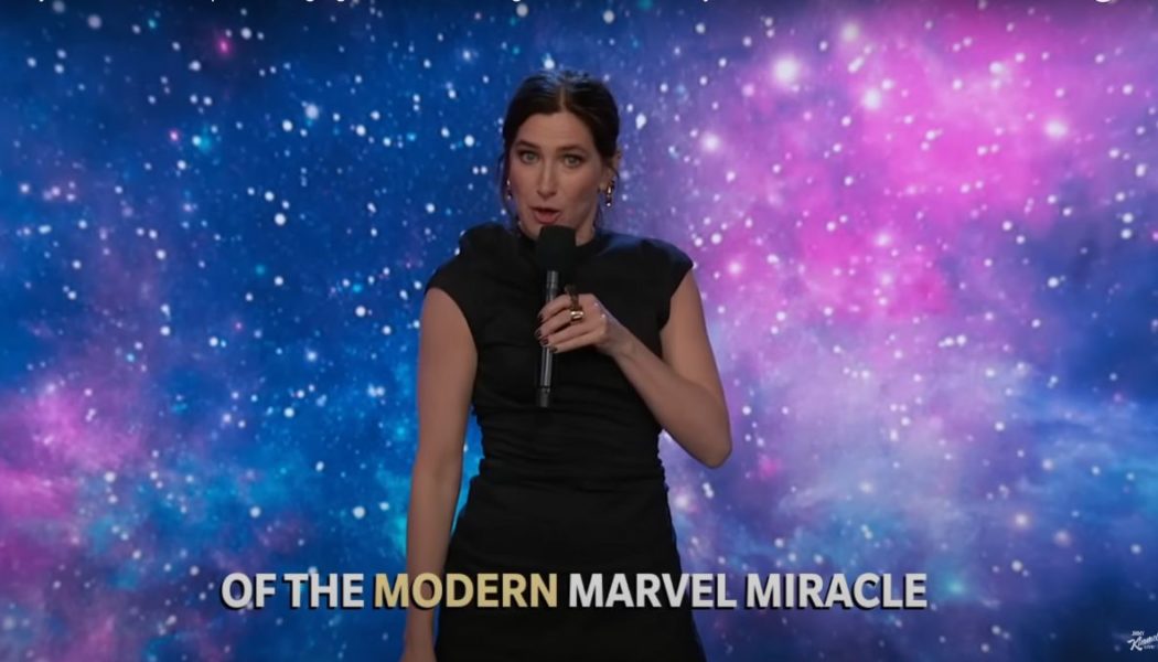 Watch Kathryn Hahn summarize the entire MCU in one song