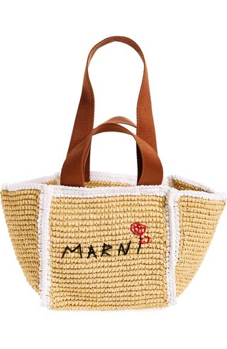 Small Sillo Woven Raffia Tote