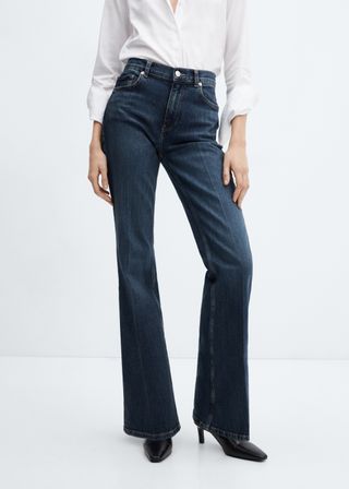 Medium-Rise Flared Jeans