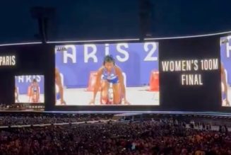 Adele pauses concert in Munich to show Olympic women's 100m final