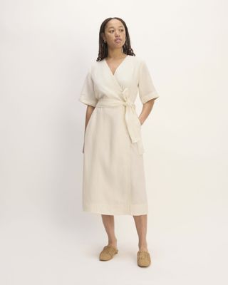 The Wrap Dress in Linen