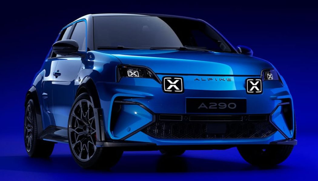 Alpine Unveils Limited Edition A290 EV Hatchback