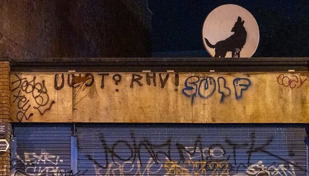 Banksy's Wolf Artwork Stolen Just Hours After Unveiling