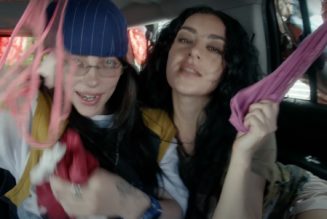 Charli XCX and Billie Eilish have a panty party in video for "Guess" remix