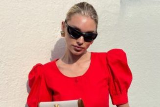 Elsa Hosk Just Wore the Outdated Top Trend That's Runway Approved