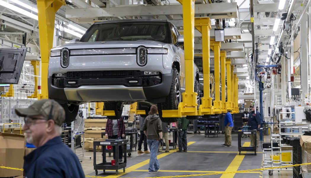 Fire at Rivian’s factory damages multiple electric vehicles