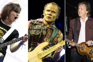 Flea names Chrissie Hynde greatest female rock singer, Paul McCartney best rock bassist